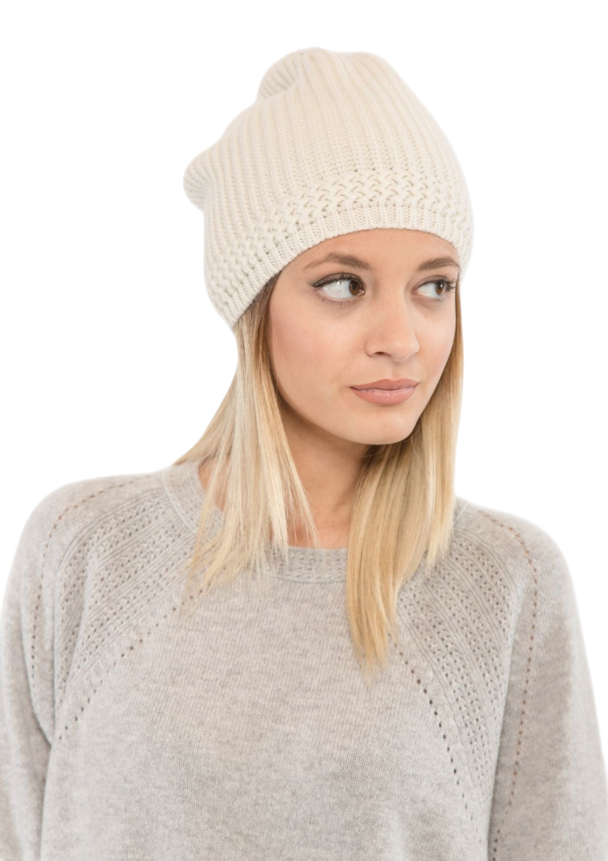 Mais Donna: cashmere and wool cap