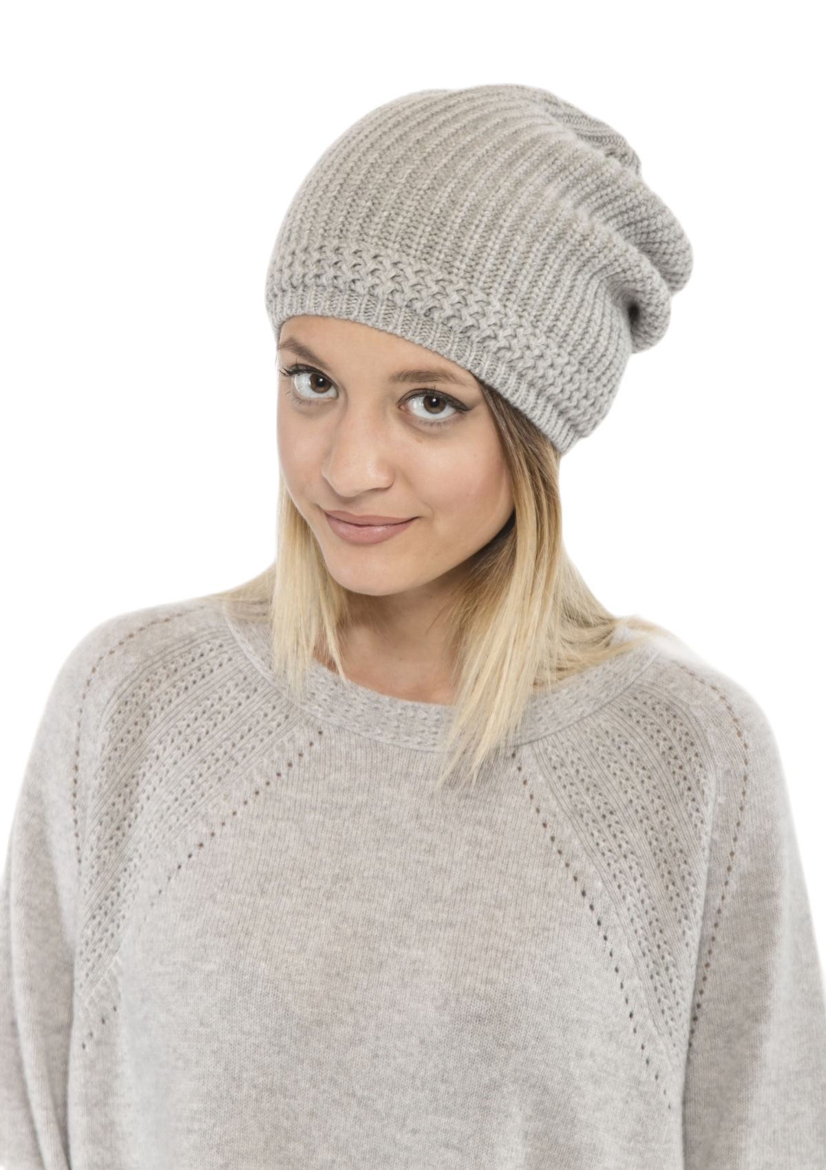 Mais Donna: cashmere and wool cap