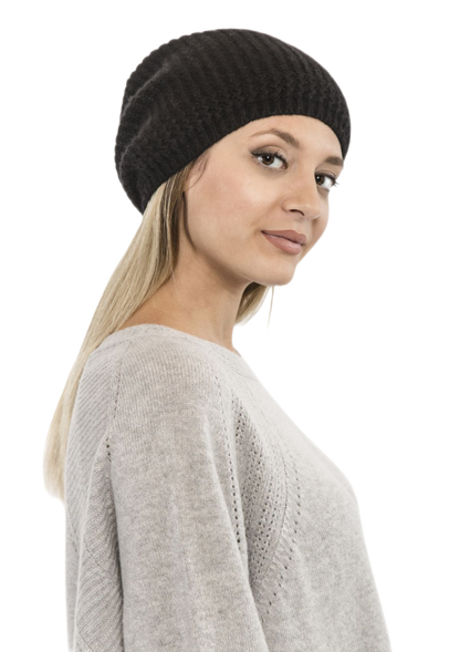 Mais Donna: cashmere and wool cap