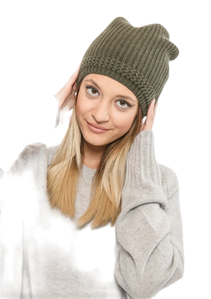 Mais Donna: cashmere and wool cap