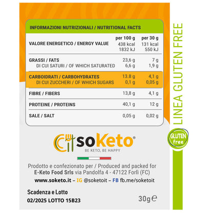 Galletas Frollini KETO SIN GLUTEN con gotas de chocolate 0% azúcares
