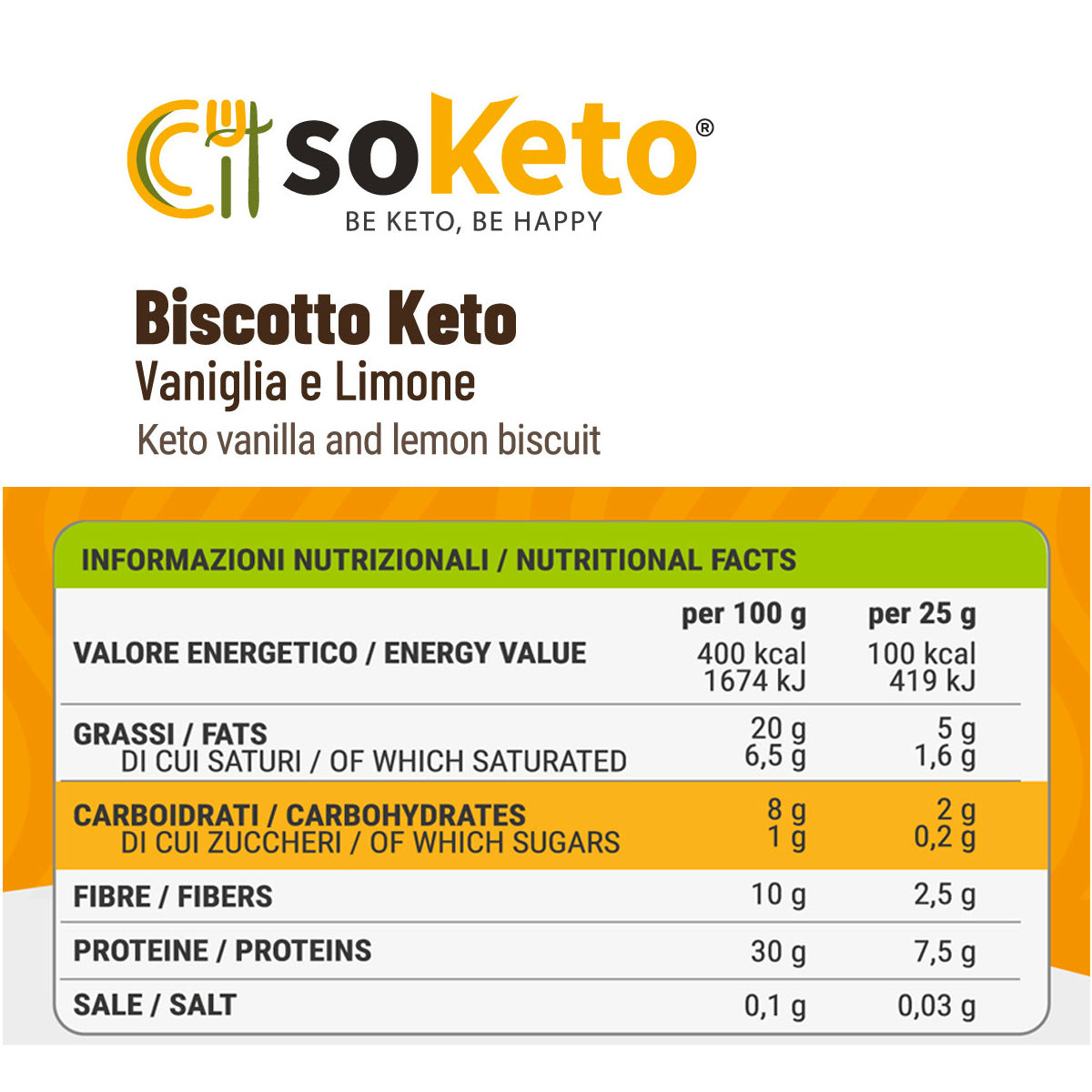Biscuits Keto Vanille et Citron