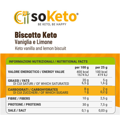 Biscuits Keto Vanille et Citron