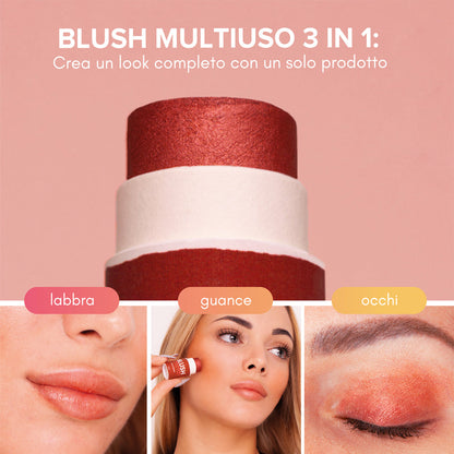 Rouge für Lippen und Wangen - Karamell Toast