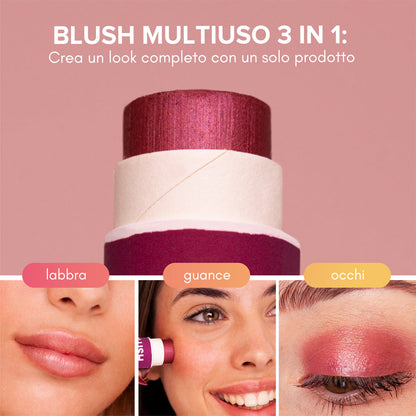 Lip and Cheek Blush - Red Wine
