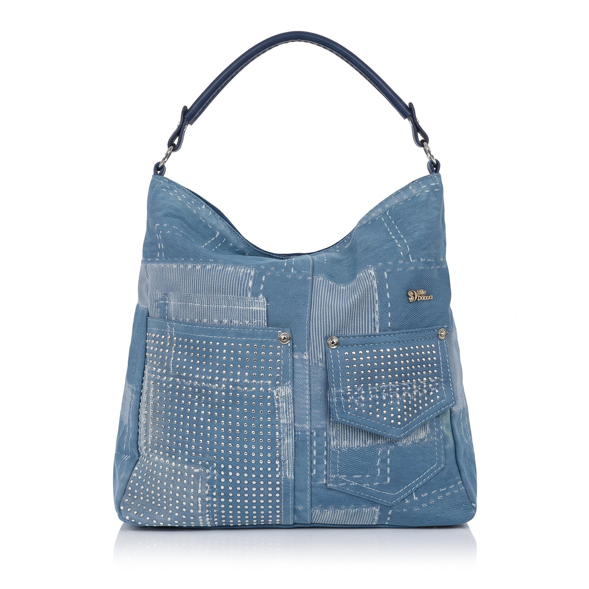 Urban Edge Borsa a Spalla in Denim