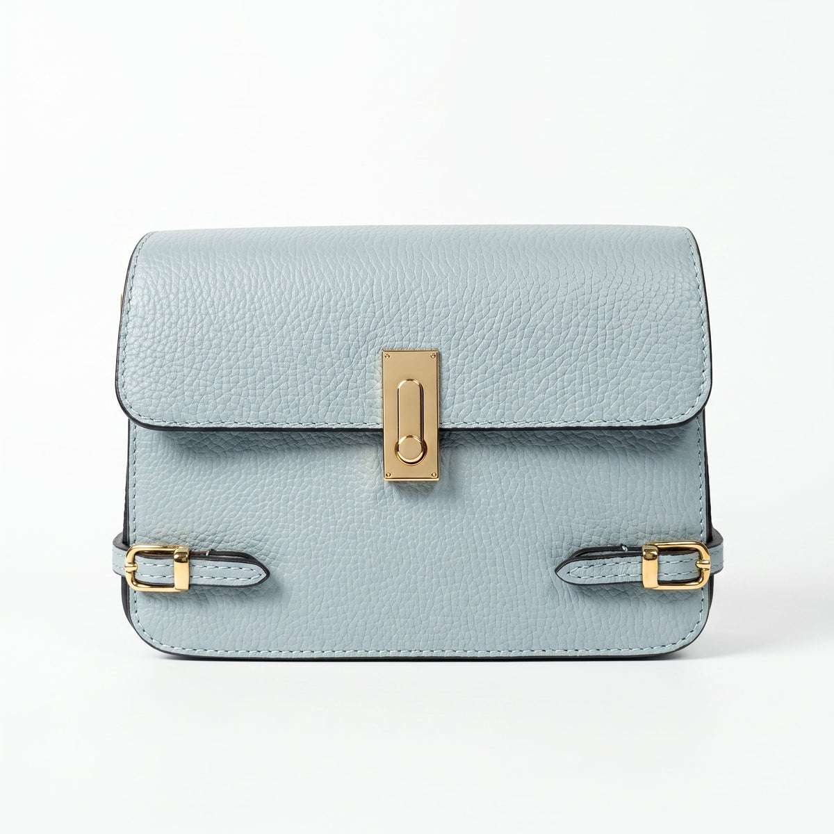 Sac à bandoulière Buckle Up en cuir véritable