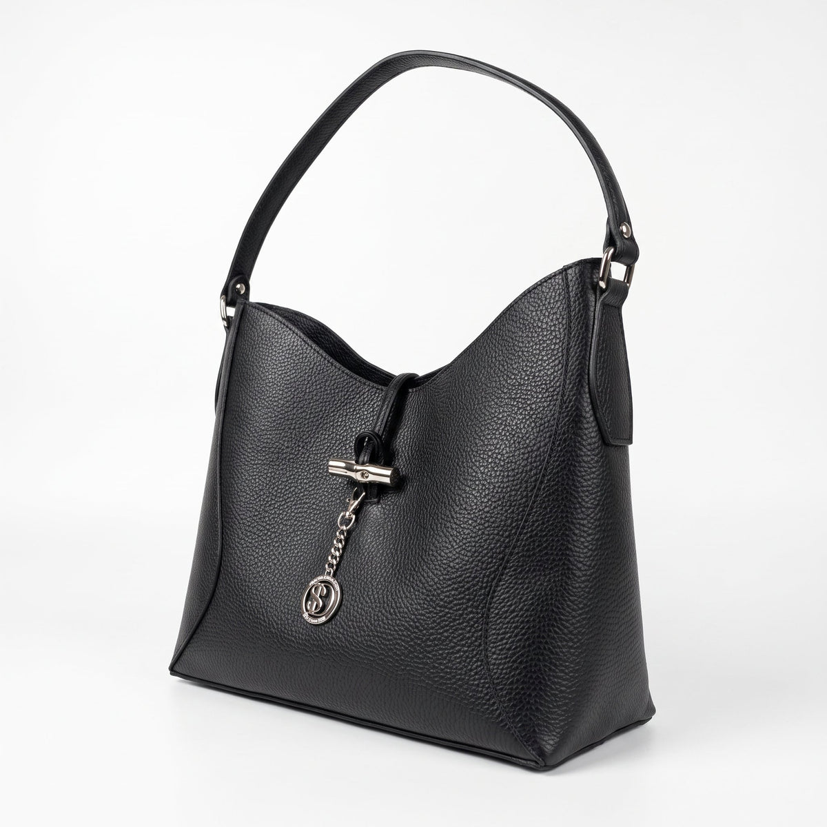 Bolso bandolera grande Lorenza de piel auténtica