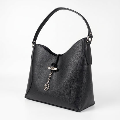 Bolso bandolera grande Lorenza de piel auténtica