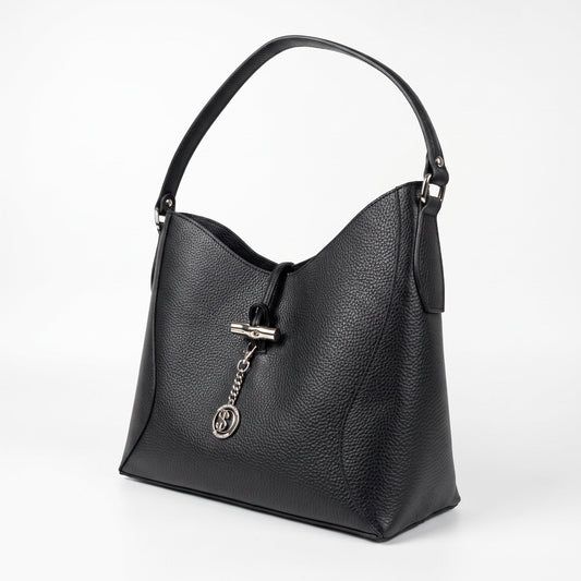 Lorenza Large Genuine Leather Crossbody Bag