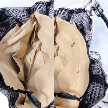 Adelina Handtasche aus Canvas mit Schmetterlingen