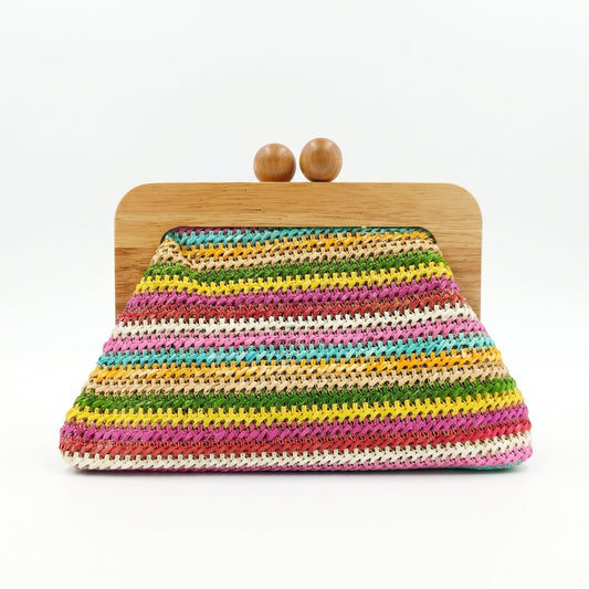 Caterina Raffia Shoulder Bag