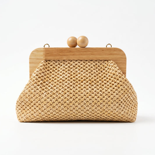 Caterina Raffia Shoulder Bag