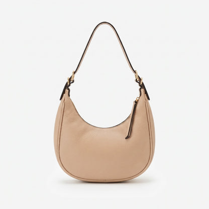 Borsa Hobo in Ecopelle Beige
