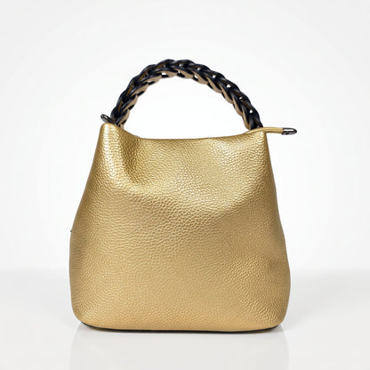 Borsa Secchiello Manico Intrecciato