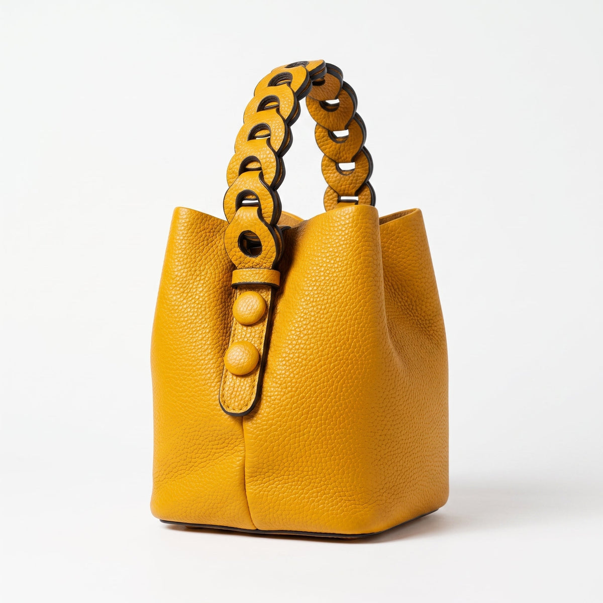 Borsa Secchiello Manico Intrecciato