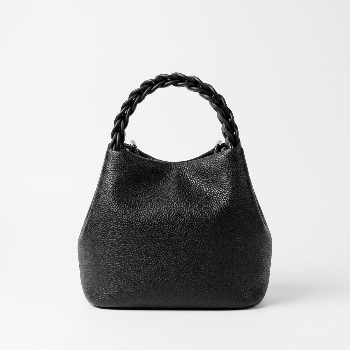 Borsa Secchiello Manico Intrecciato