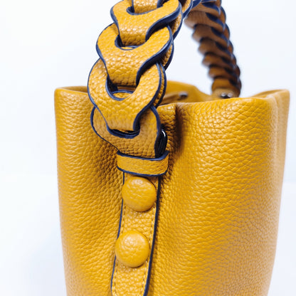 Borsa Secchiello Manico Intrecciato