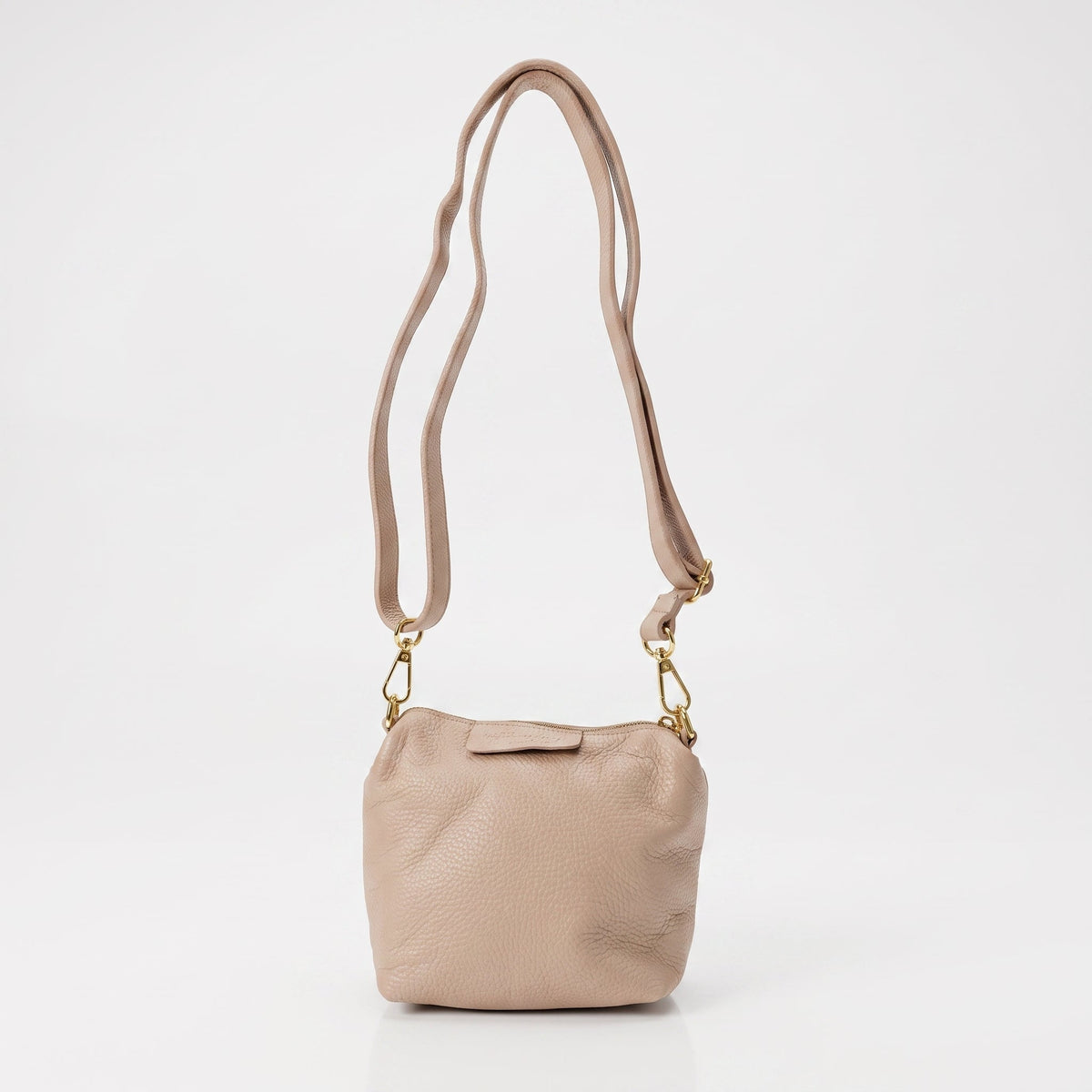 Beuteltasche aus echtem Leder