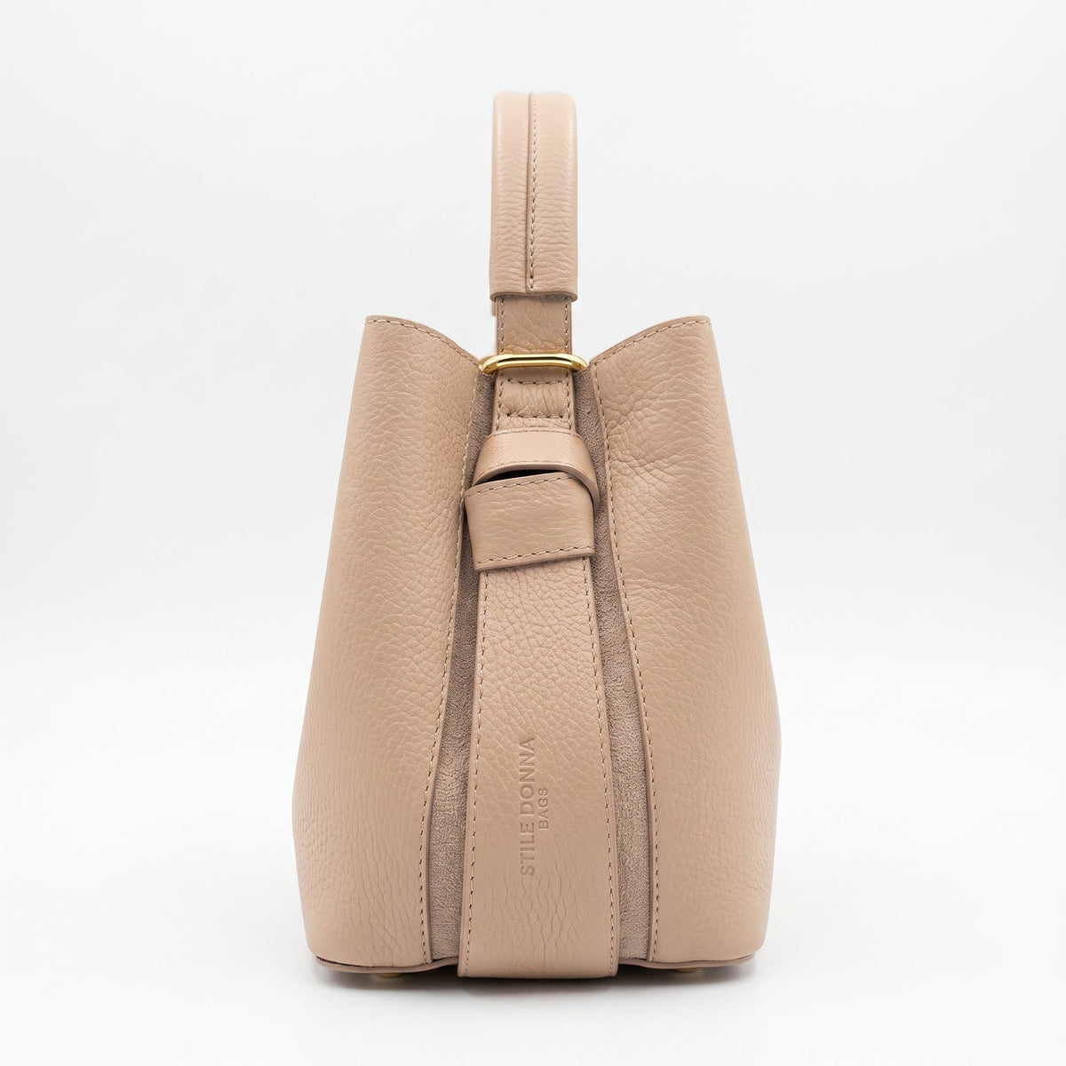 Beuteltasche aus echtem Leder