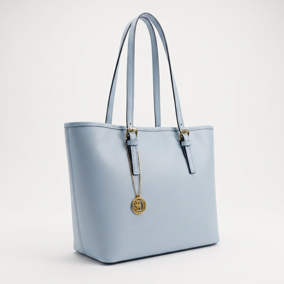 Serena Bolsa Shopper em Couro Saffiano