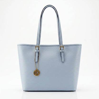 Serena Bolsa Shopper em Couro Saffiano
