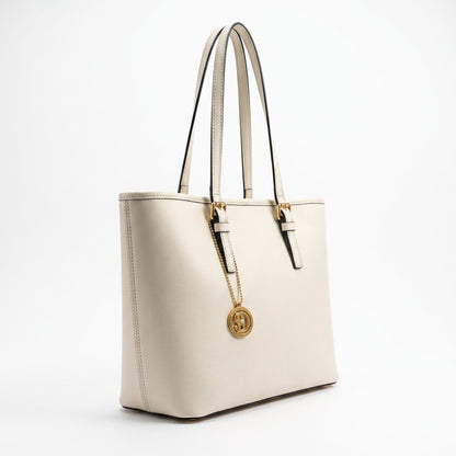 Serena Bolsa Shopper em Couro Saffiano