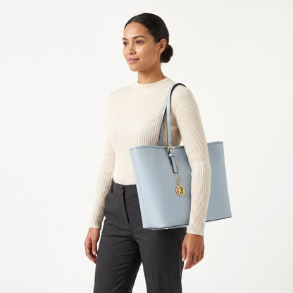 Serena Bolsa Shopper em Couro Saffiano