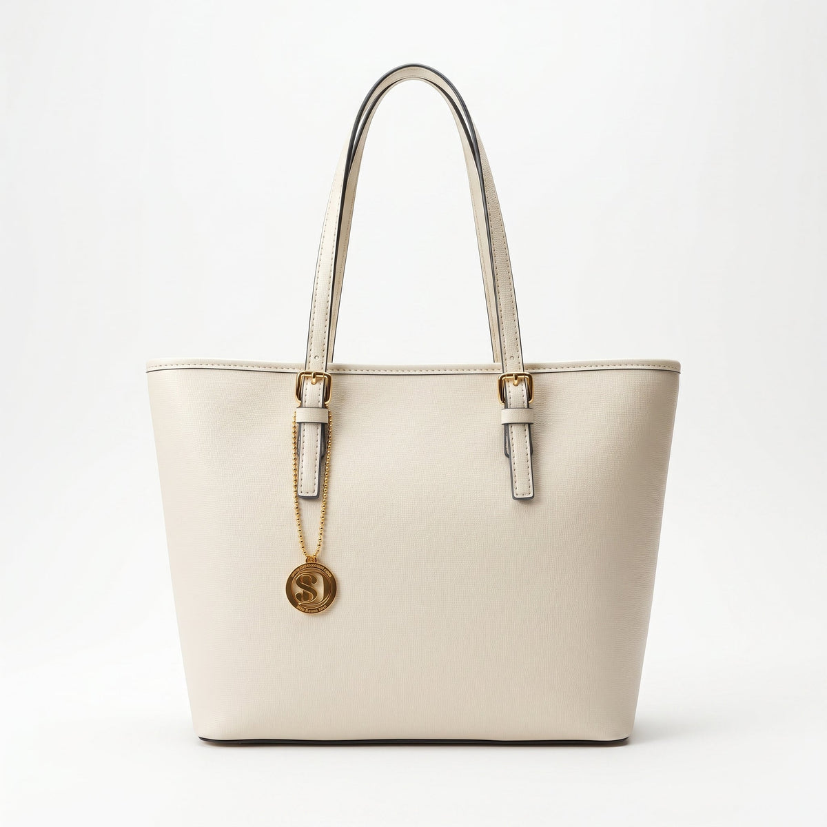 Serena Bolsa Shopper em Couro Saffiano