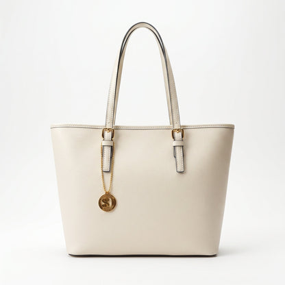 Serena Bolsa Shopper em Couro Saffiano