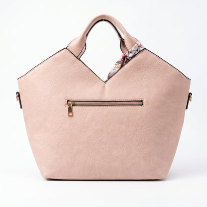 Borsa Tote in Ecopelle Rosa