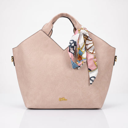 Borsa Tote in Ecopelle Rosa