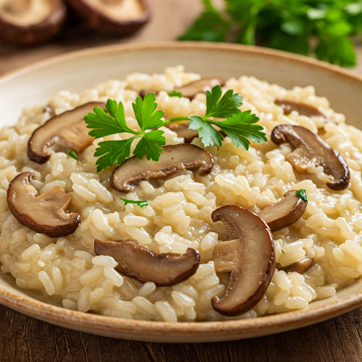 Boîte de champignons Shiitake