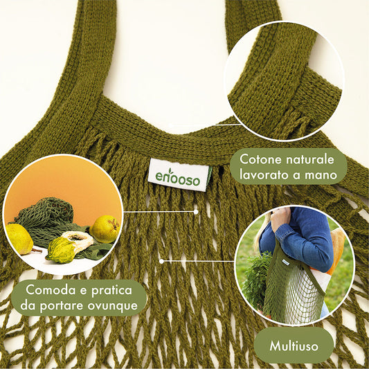 Green Mesh Bag