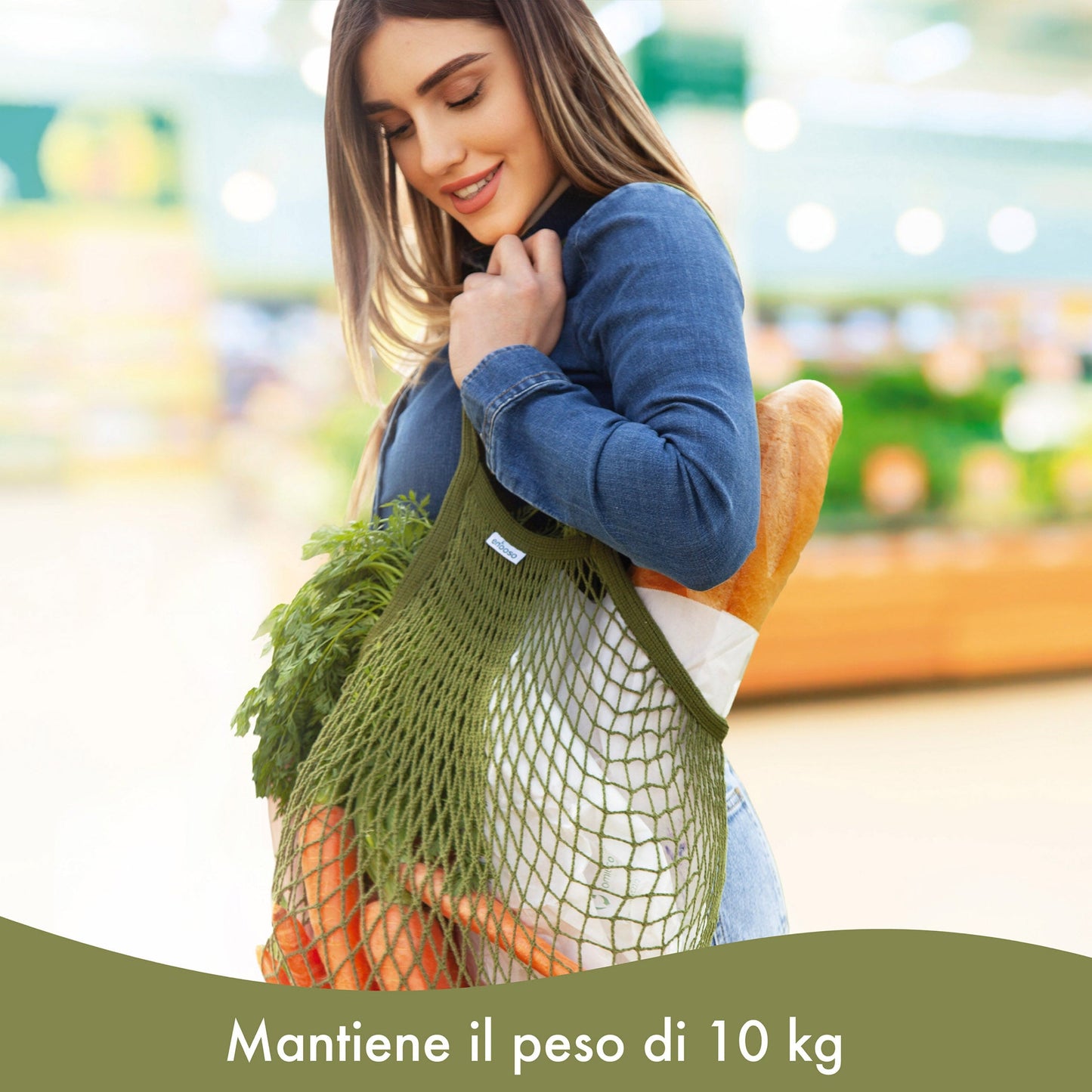 Netztasche Grün