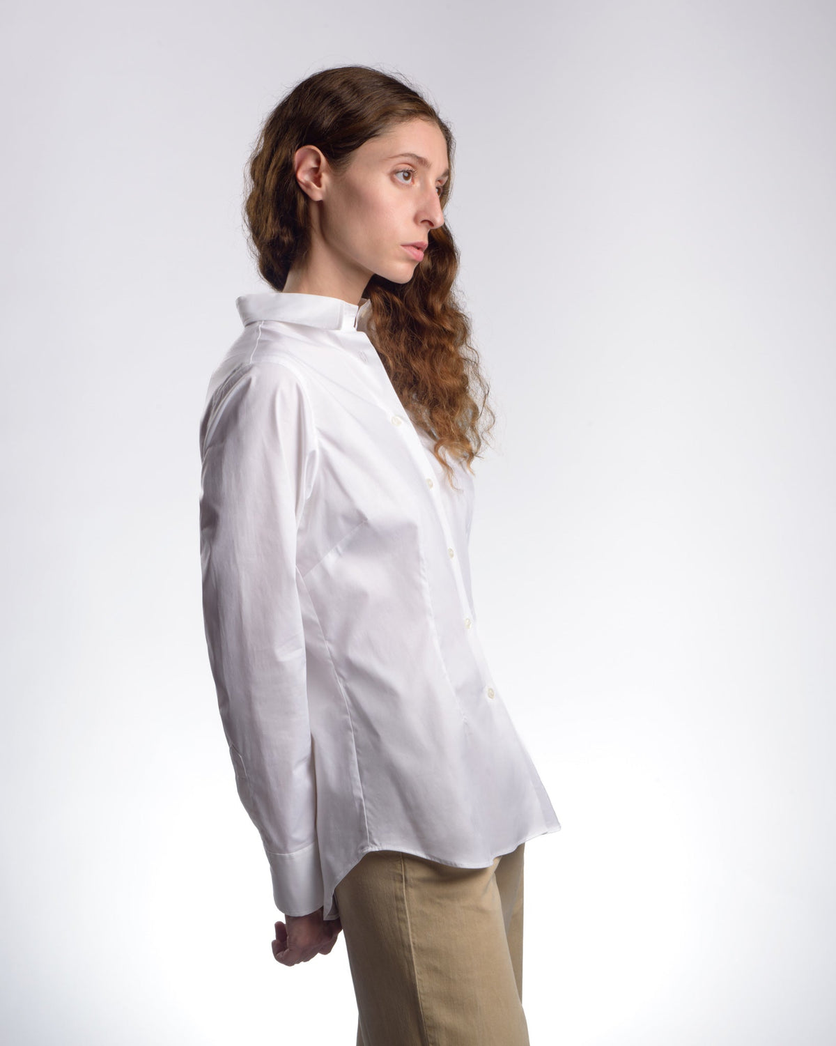 Camisa feminina DANIELA em Popeline stretch