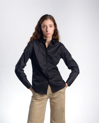 Camisa feminina DANIELA em Popeline stretch