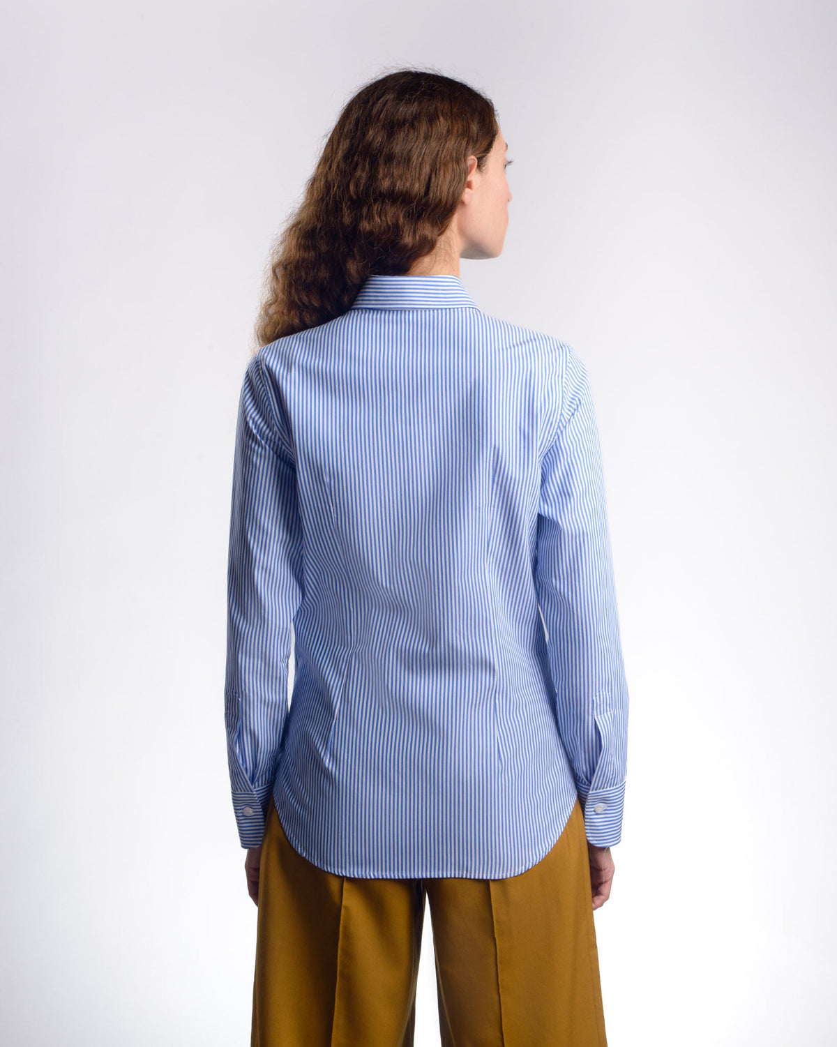 Chemise femme DANIELA en popeline rayée