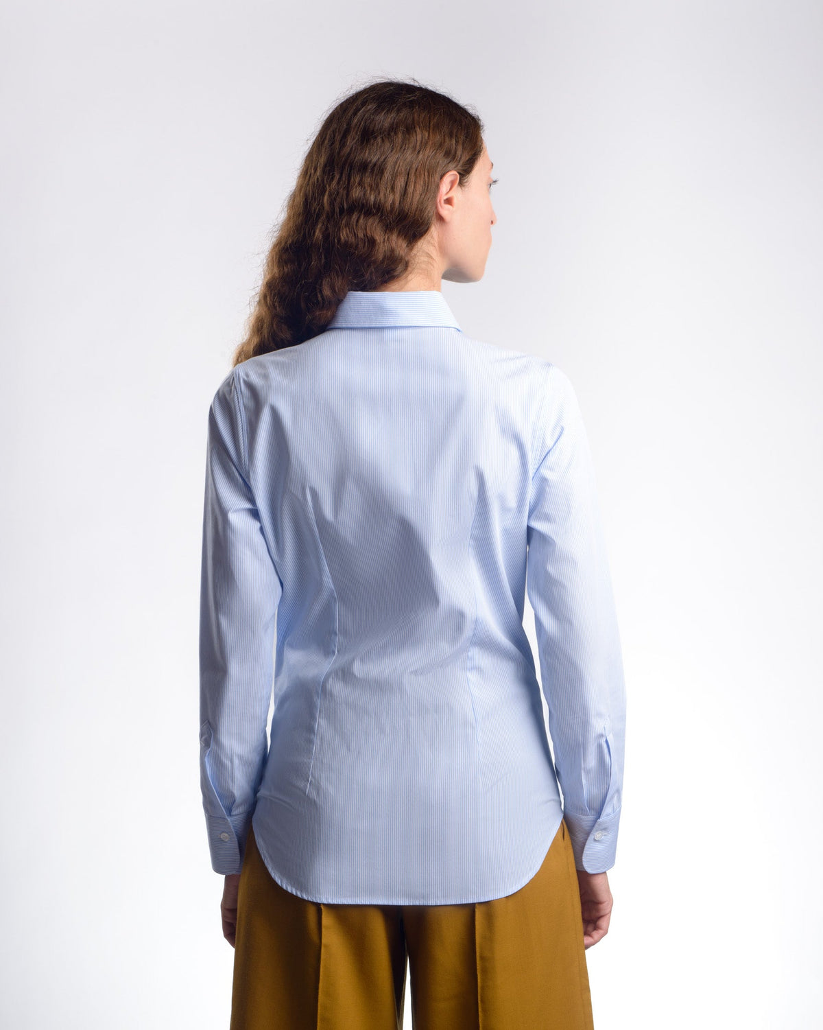 Chemise femme DANIELA en popeline rayée