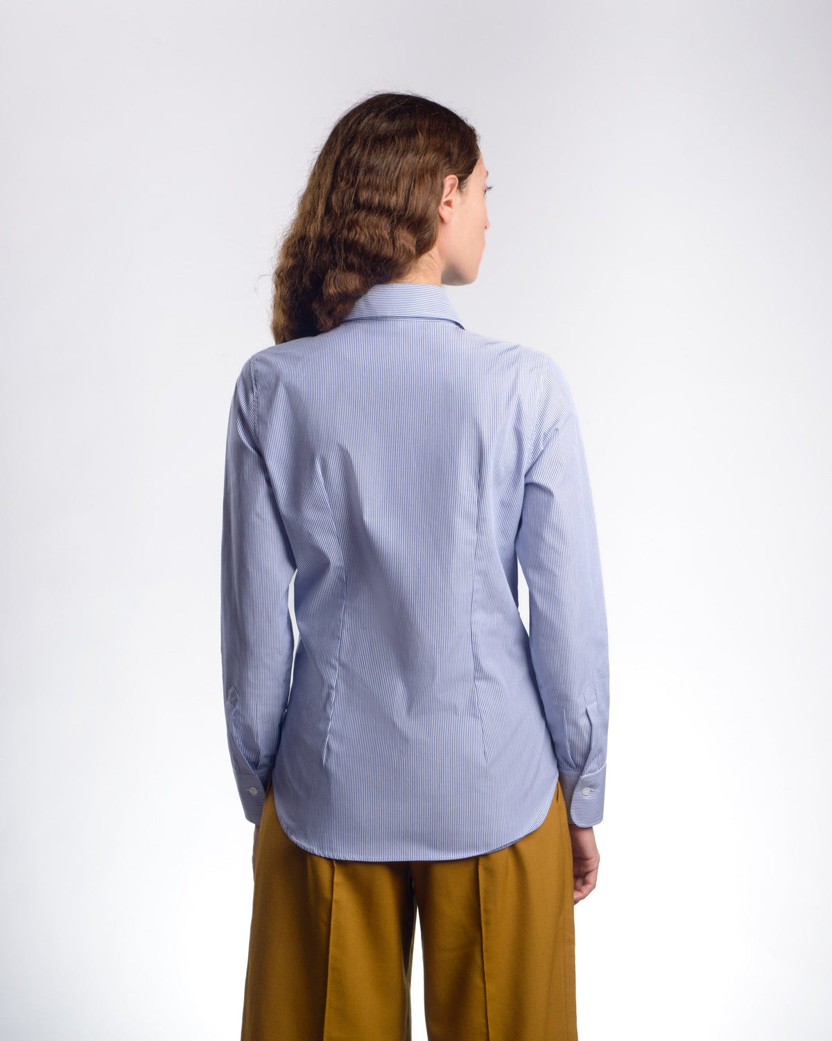 Chemise femme DANIELA en popeline rayée