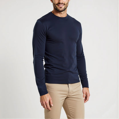 Camogli: camiseta masculina de manga longa em algodão puro