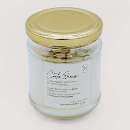 Eco-friendly natural soy wax candle