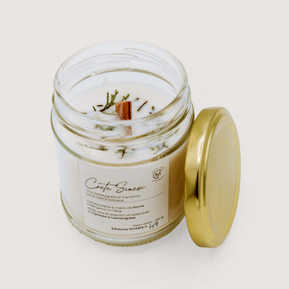 Eco-friendly natural soy wax candle