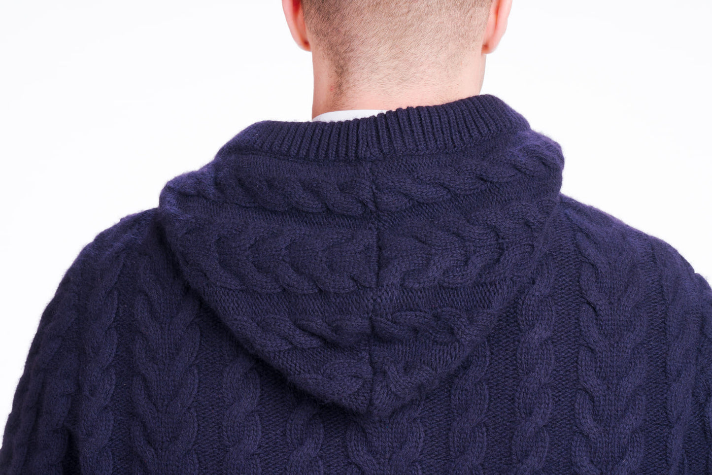 Tocha: jaqueta masculina em lã merino e cashmere