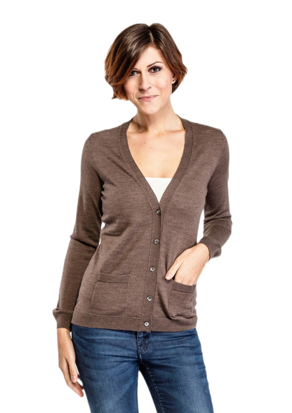 Clássico: cardigã feminino elegante