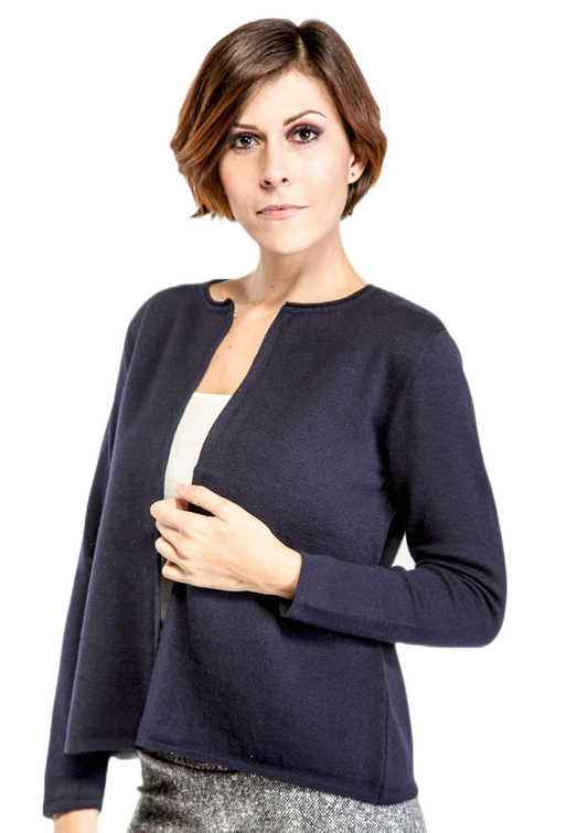 Valeria: cárdigan corto elegante de mujer en Punto Milano