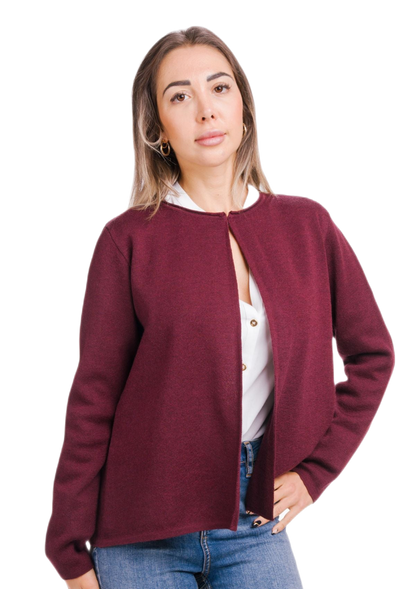 Valeria: cárdigan corto elegante de mujer en Punto Milano