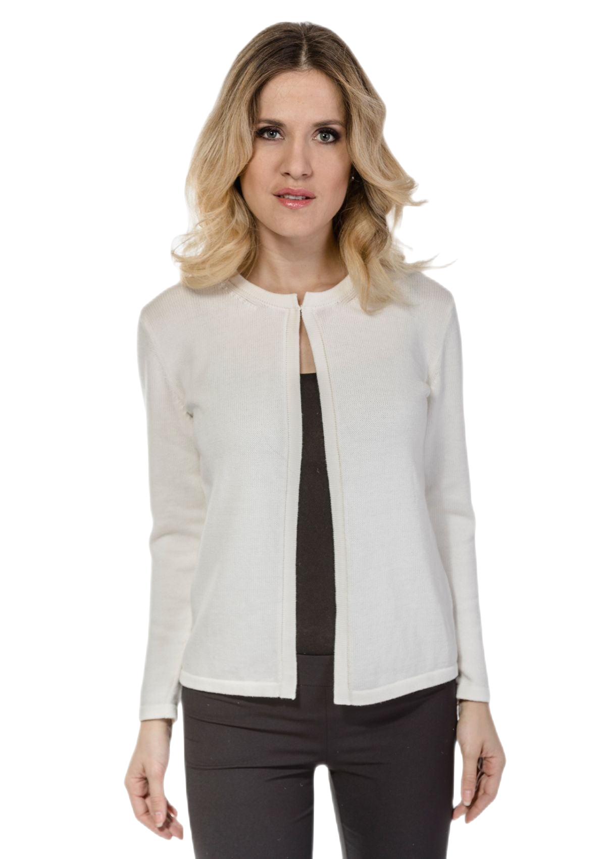 Franny: cardigan donna in cotone classico ed elegante