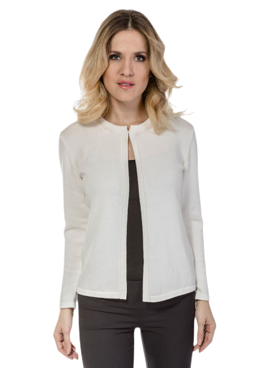 Franny: cardigan donna in cotone classico ed elegante