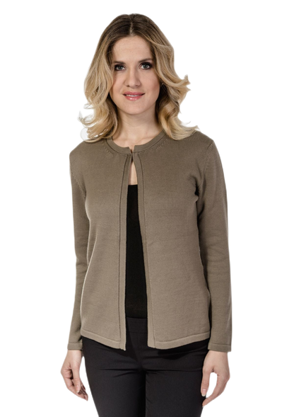Franny: cardigan donna in cotone classico ed elegante